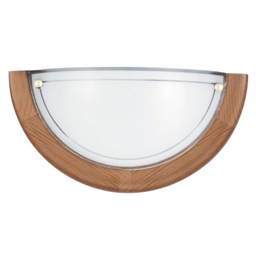 Brilagi - Stenska svetilka ORBIS 1xE27/60W/230V 30 cm borovica/češnja