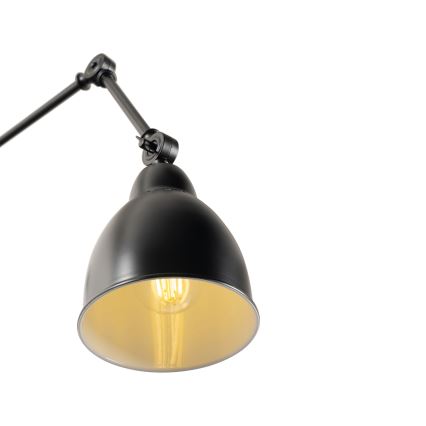 Brilagi - Stenska svetilka QUILL 1xE27/40W/230V 83 cm črna