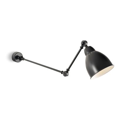 Brilagi - Stenska svetilka QUILL 1xE27/40W/230V 83 cm črna