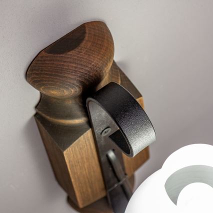 Brilagi - Stenska svetilka RUSTIC 1xE14/40W/230V bukev