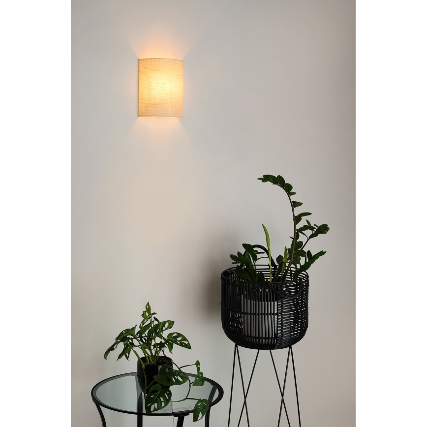 Brilagi - Stenska svetilka SEMI 1xE27/15W/230V krem barva
