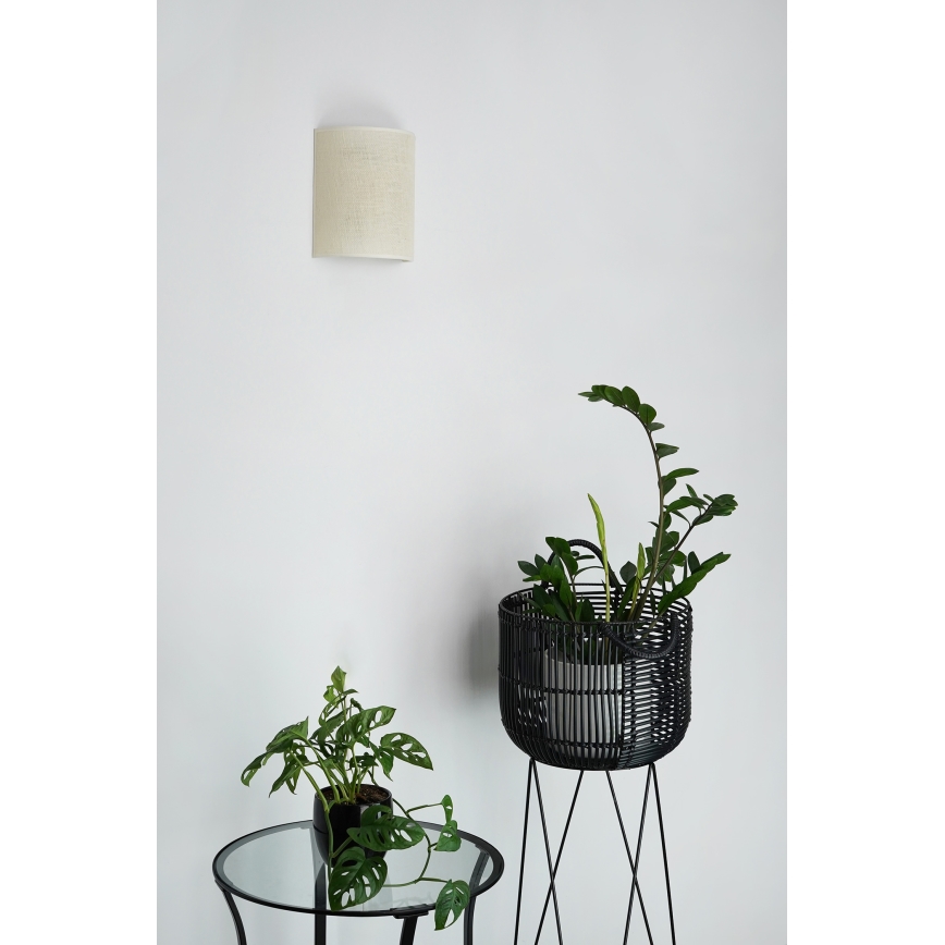 Brilagi - Stenska svetilka SEMI 1xE27/15W/230V krem barva