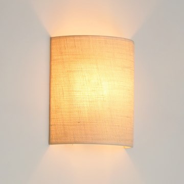 Brilagi - Stenska svetilka SEMI 1xE27/15W/230V pr. 20 cm krem barva