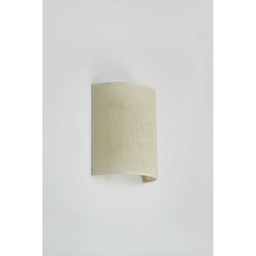 Brilagi - Stenska svetilka SEMI 1xE27/15W/230V pr. 20 cm krem barva
