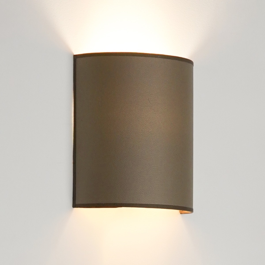 Brilagi - Stenska svetilka SEMI 1xE27/15W/230V pr. 20 cm rjava