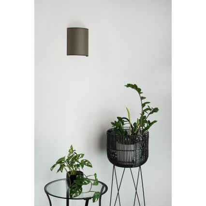 Brilagi - Stenska svetilka SEMI 1xE27/15W/230V pr. 20 cm rjava