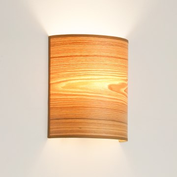 Brilagi - Stenska svetilka SEMI 1xE27/15W/230V pr. 20 cm rjava
