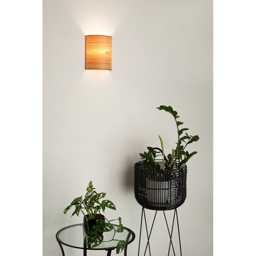 Brilagi - Stenska svetilka SEMI 1xE27/15W/230V pr. 20 cm rjava