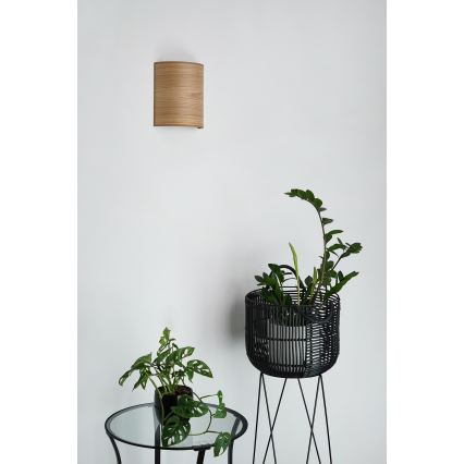 Brilagi - Stenska svetilka SEMI 1xE27/15W/230V pr. 20 cm rjava