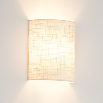 Brilagi - Stenska svetilka SEMI 1xE27/15W/230V pr. 20 cm siva