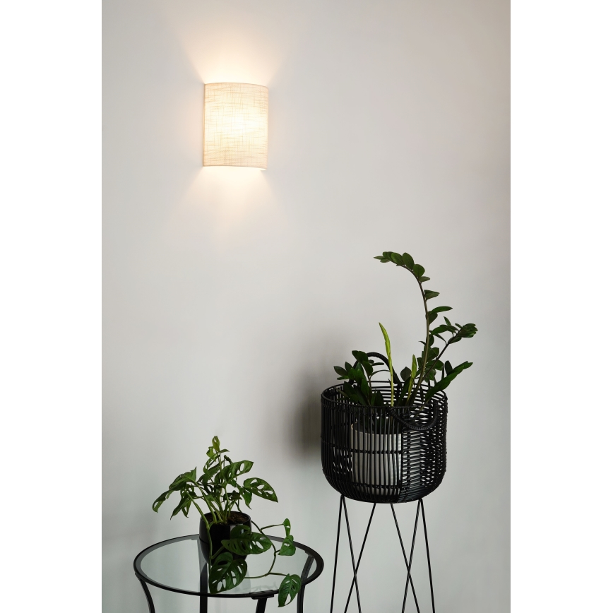 Brilagi - Stenska svetilka SEMI 1xE27/15W/230V pr. 20 cm siva