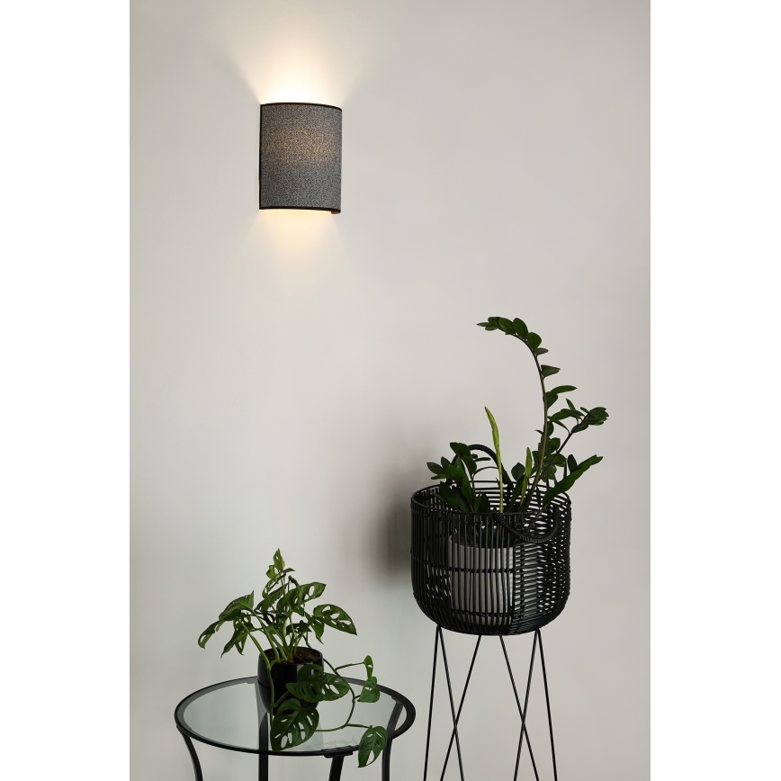 Brilagi - Stenska svetilka SEMI 1xE27/15W/230V pr. 20 cm siva