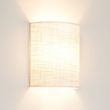 Brilagi - Stenska svetilka SEMI 1xE27/15W/230V pr. 20 cm svetlo siva