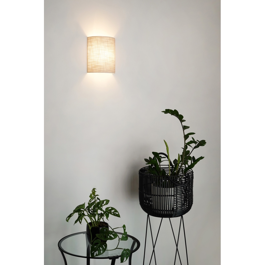 Brilagi - Stenska svetilka SEMI 1xE27/15W/230V pr. 20 cm temna siva