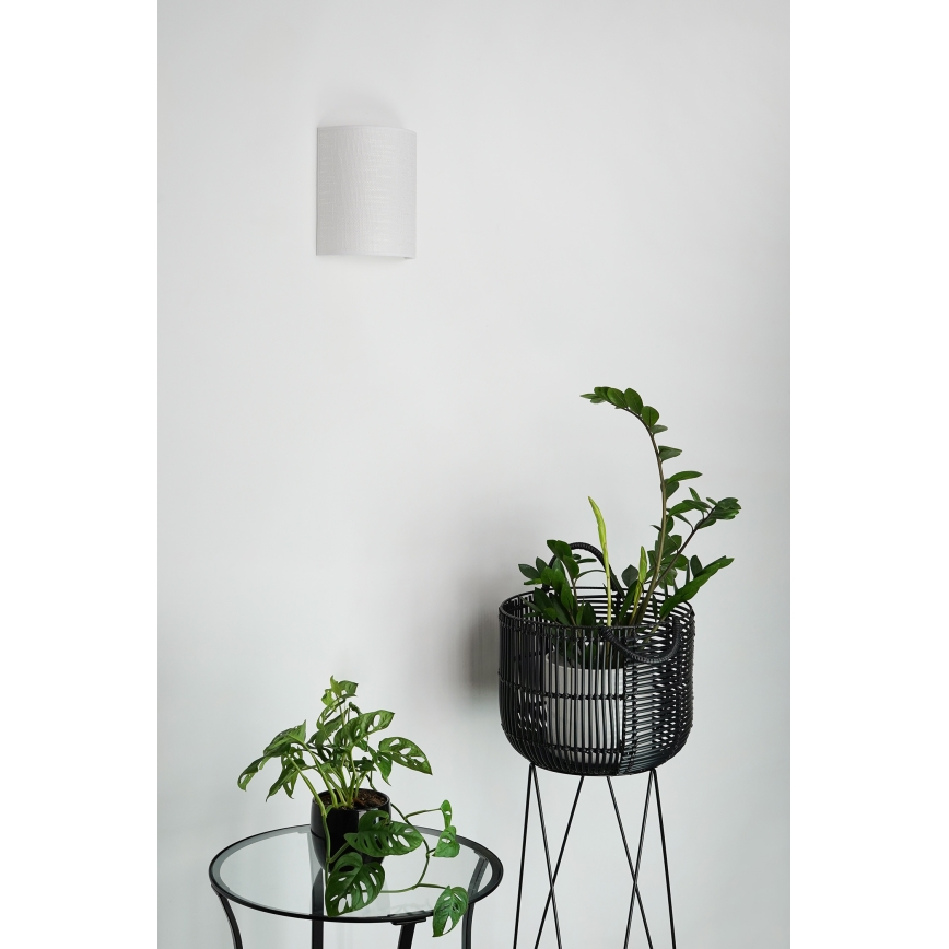 Brilagi - Stenska svetilka SEMI 1xE27/15W/230V svetlo siva