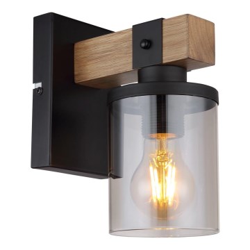 Brilagi - Stenska svetilka VISTA 1xE27/60W/230V hrast