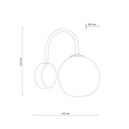 Brilagi - Stenska svetilka VULCANO 1xG9/8W/230V rjava/dimno bež