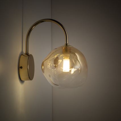 Brilagi - Stenska svetilka VULCANO 1xG9/8W/230V zlata/dimno bež