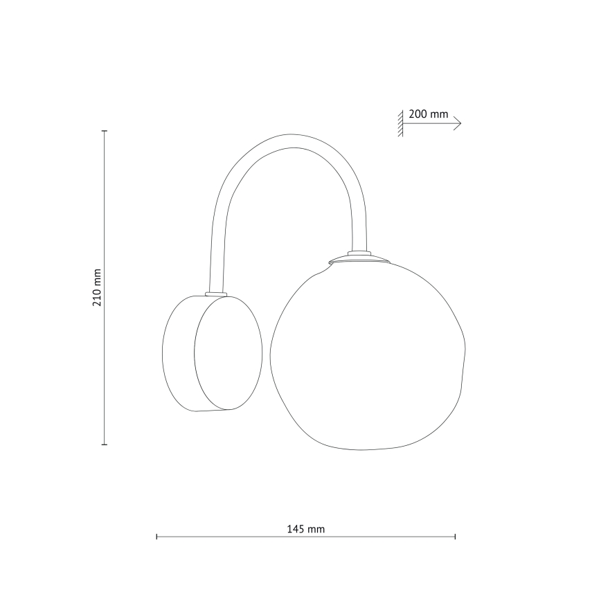 Brilagi - Stenska svetilka VULCANO 1xG9/8W/230V zlata/dimno bež