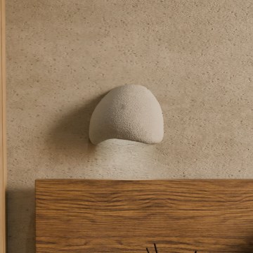 Brilagi - Stenska svetilka WABI SABI 1xE14/40W/230V siva
