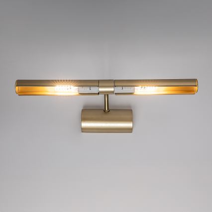 Brilagi - Stenska svetilka za slike DANAE 2xE14/40W/230V zlata