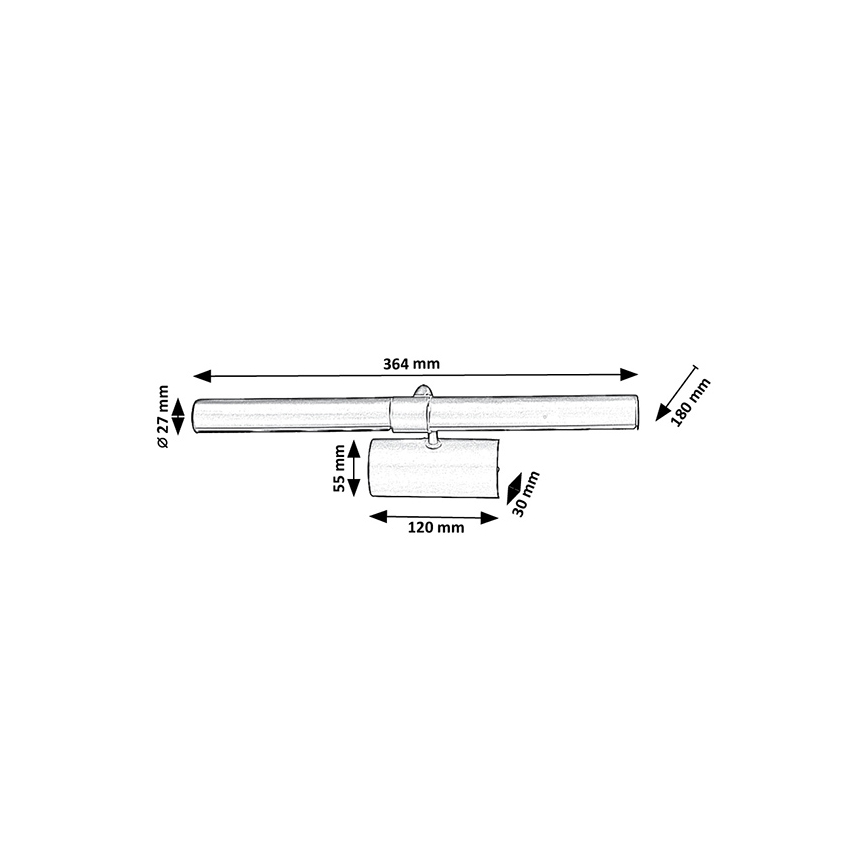 Brilagi - Stenska svetilka za slike DANAE 2xE14/40W/230V zlata