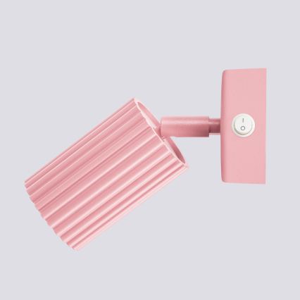 Brilagi - Stenska usmerjena svetilka CRESTO 1xGU10/10W/230V rožnata