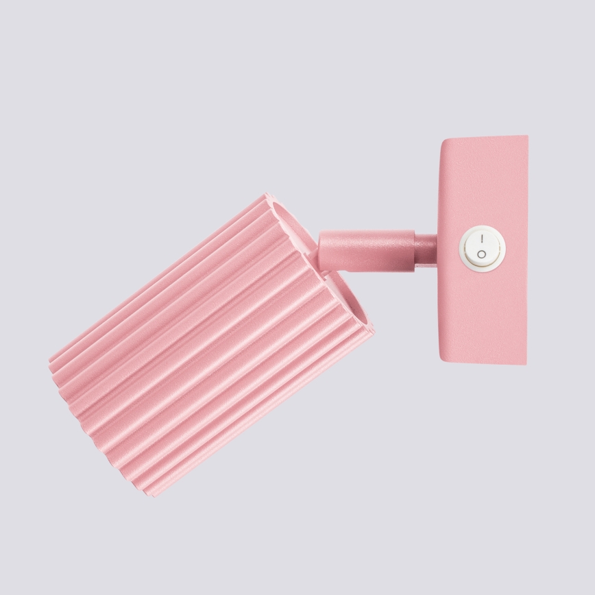 Brilagi - Stenska usmerjena svetilka CRESTO 1xGU10/10W/230V rožnata