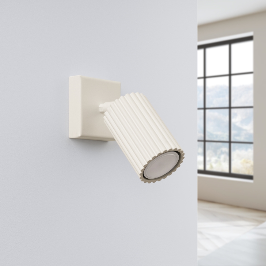 Brilagi - Stenski reflektor CRESTO 1xGU10/10W/230V krem barva