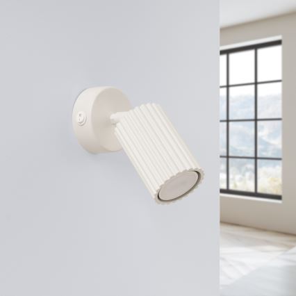 Brilagi - Stenski reflektor CRESTO 1xGU10/10W/230V krem barva