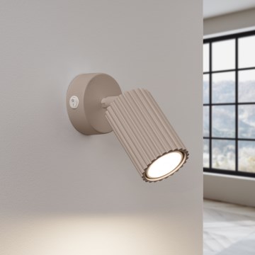 Brilagi - Stenski reflektor CRESTO 1xGU10/10W/230V taupe