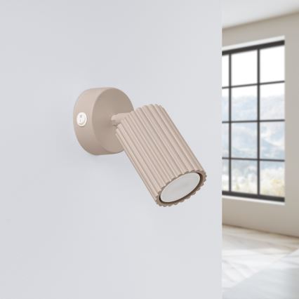 Brilagi - Stenski reflektor CRESTO 1xGU10/10W/230V taupe