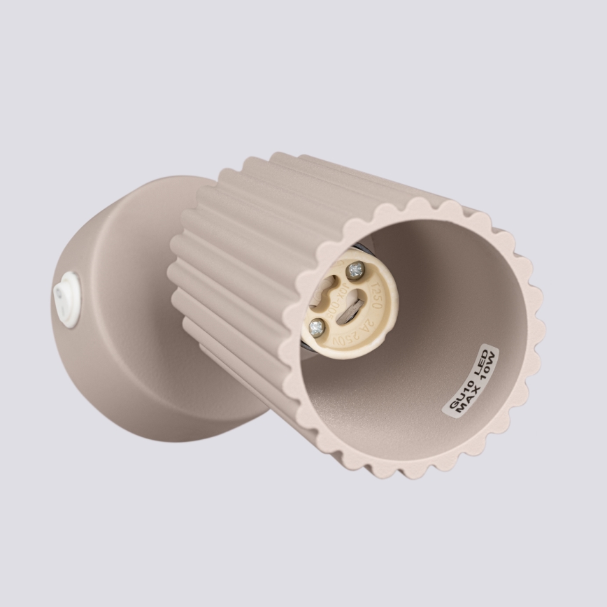 Brilagi - Stenski reflektor CRESTO 1xGU10/10W/230V taupe