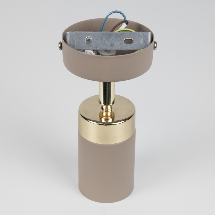 Brilagi - Stenski reflektor POKER 1xGU10/25W/230V bež/zlata