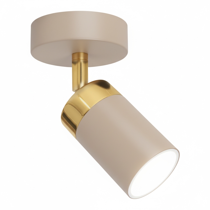 Brilagi - Stenski reflektor POKER 1xGU10/25W/230V bež/zlata