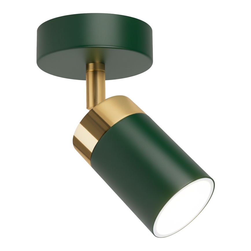 Brilagi - Stenski reflektor POKER 1xGU10/25W/230V zelena/zlata