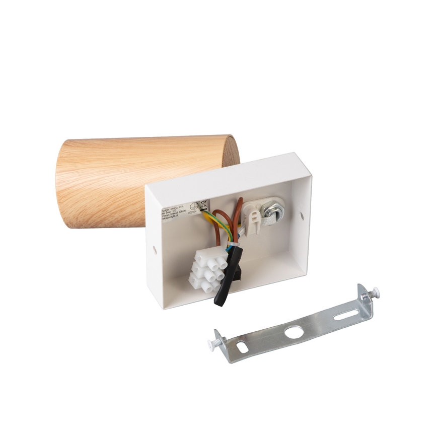 Brilagi - Stenski reflektor SELE 1xGU10/30W/230V bela/hrastov dekor