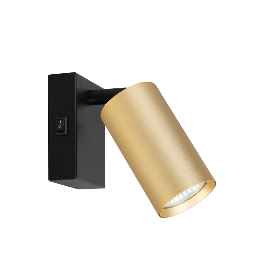 Brilagi - Stenski reflektor SELE 1xGU10/30W/230V črna/zlata