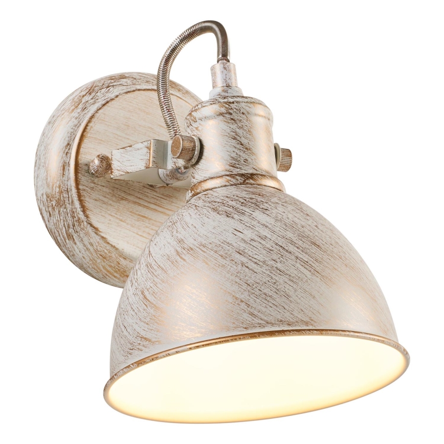 Brilagi - Stenski reflektor TECHNO 1xE27/60W/230V krem barva/patina