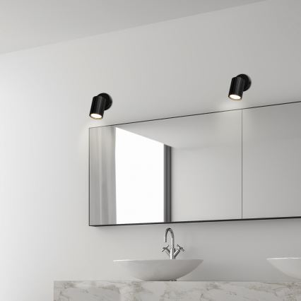 Brilagi - Stensko reflektorsko svetilo CRISPINA 1xGU10/10W/230V črna