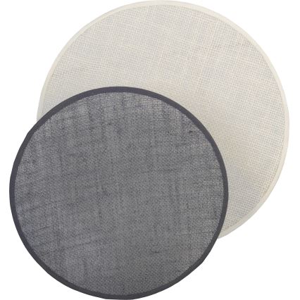 Brilagi - Stensko svetilo CIRCLES 1x E27/60W/230V, premer 35 cm, kremna/siva