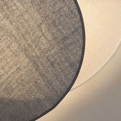 Brilagi - Stensko svetilo CIRCLES 1x E27/60W/230V, premer 35 cm, kremna/siva