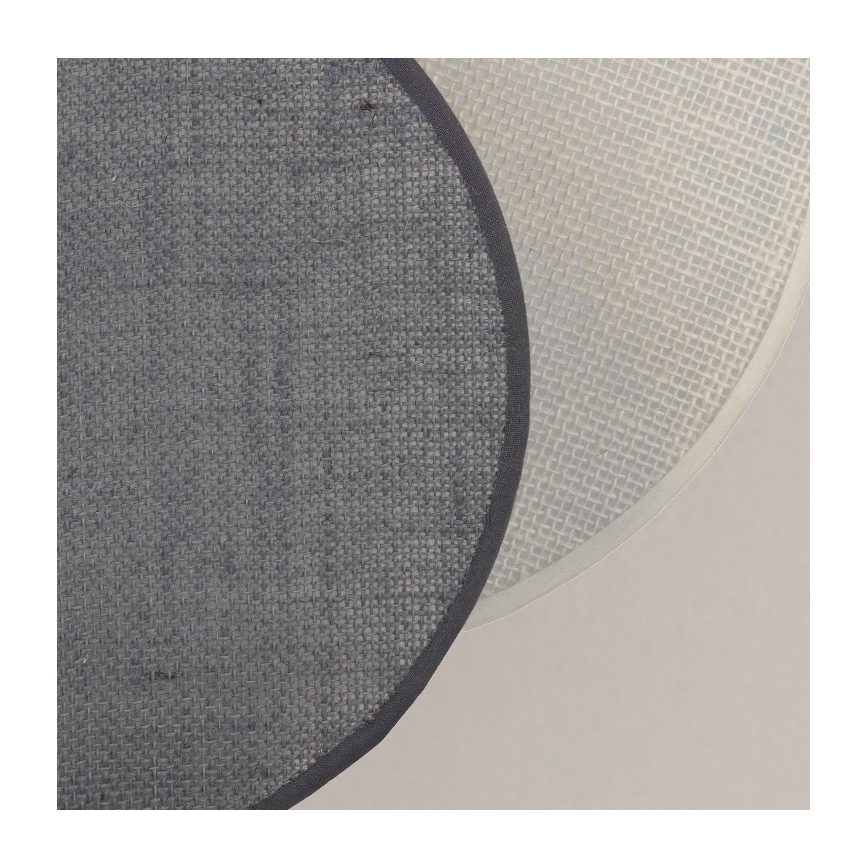 Brilagi - Stensko svetilo CIRCLES 1x E27/60W/230V, premer 35 cm, kremna/siva