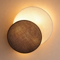 Brilagi - Stensko svetilo CIRCLES 1xE27/60W/230V premer 35 cm kremna/rjava