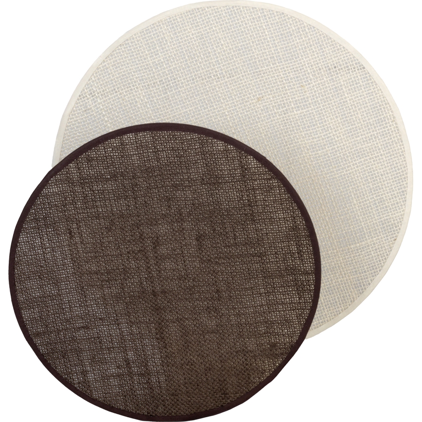 Brilagi - Stensko svetilo CIRCLES 1xE27/60W/230V premer 35 cm kremna/rjava