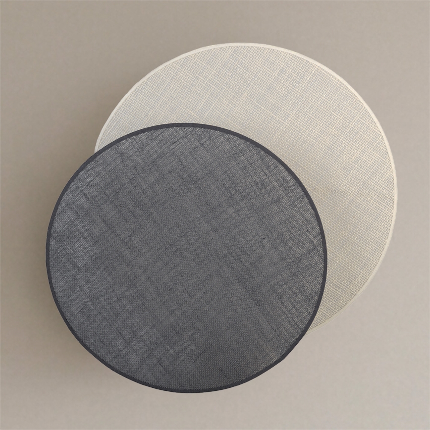 Brilagi - Stensko svetilo CIRCLES 1xE27/60W/230V Ø 45 cm kremna/siva