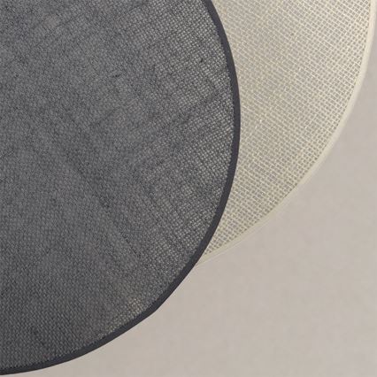 Brilagi - Stensko svetilo CIRCLES 1xE27/60W/230V Ø 45 cm kremna/siva
