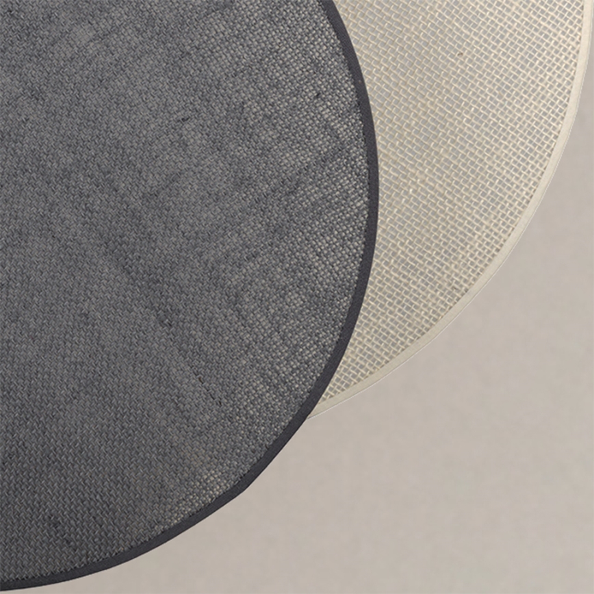 Brilagi - Stensko svetilo CIRCLES 1xE27/60W/230V Ø 45 cm kremna/siva