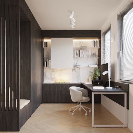 Brilagi - Stensko svetilo CRESTO 1xGU10/10W/230V 10 cm belo