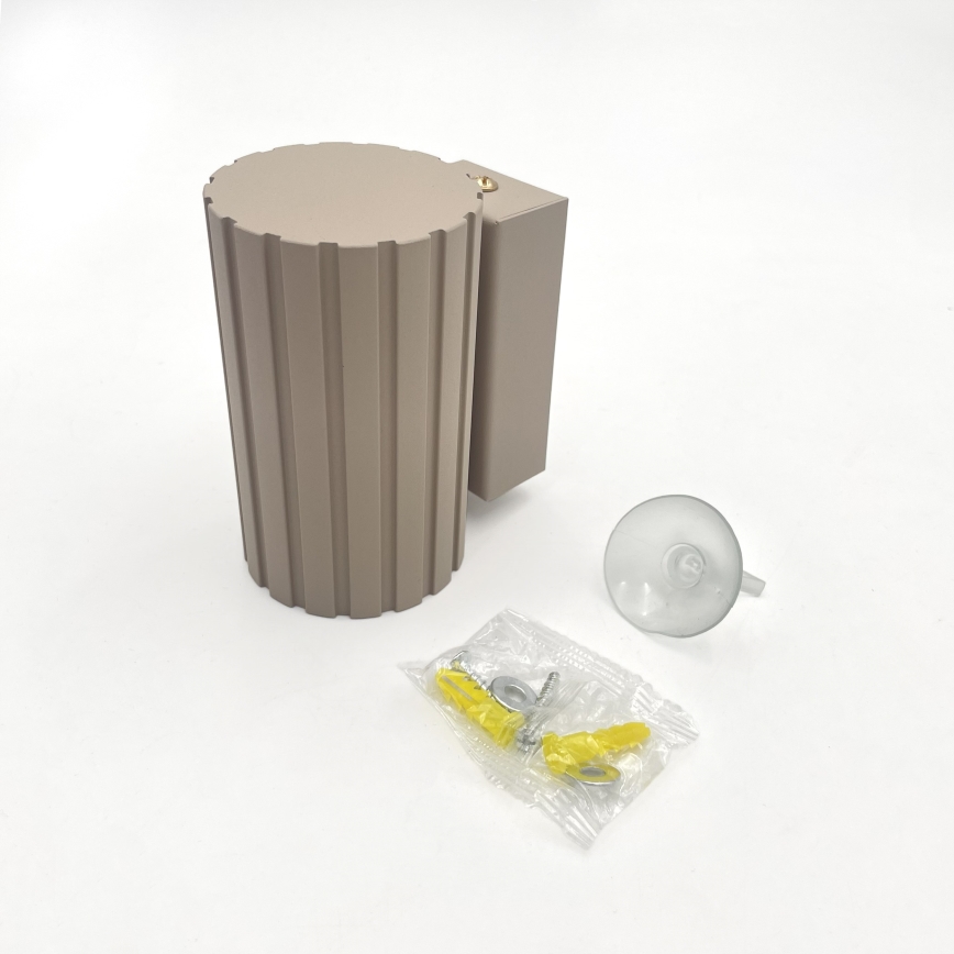 Brilagi - Stensko svetilo CRISPINA 1xGU10/10W/230V 10 cm bež